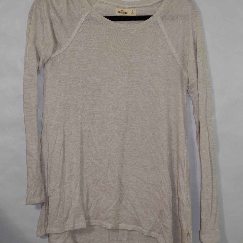 Hollister Tan Long Sleeve Tunic